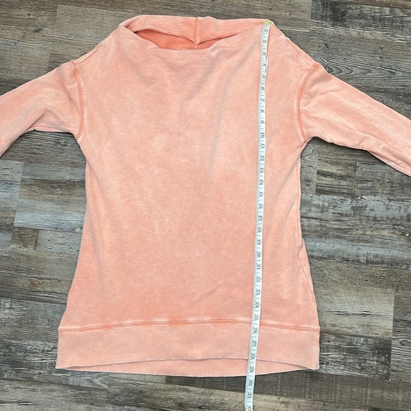 Pilcro By Anthropologie Coral Donna Tunic Pullover Sweatshirt Slouchy Easy Sz S - Picture 8 of 13